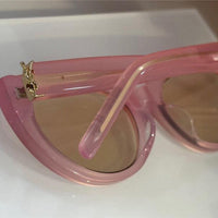 Saint Laurent Women's Monogram Hinge Narrow Cat Eye Sunglasses Women's ✨