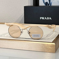 PRADA PR A18S - BLACK-PEACH-GREEN | SUNGLASSES Unisex  🟥