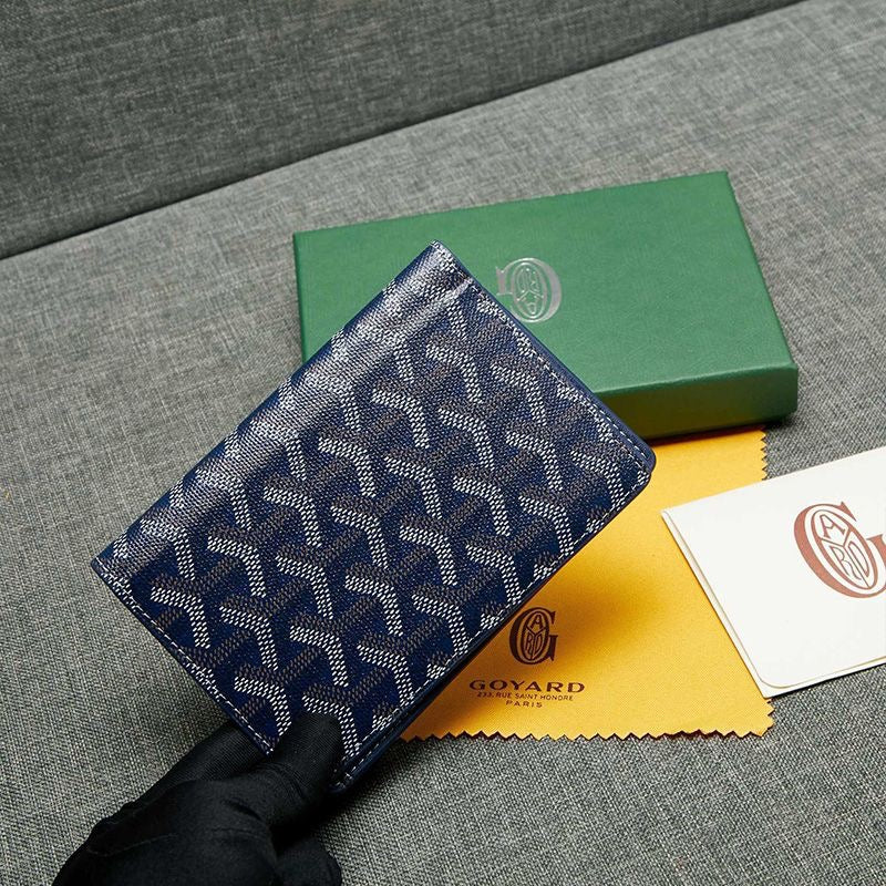 Goyard Grenelle Passport Cover In Goyardine Canvas✨ - buyonlinebehappy