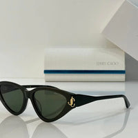 2024 Jimmy Choo JC5019 Cat Eye Sunglasses with Glitter women's ✨