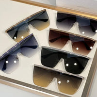 Jimmy Choo Leah Mask oversize-frame Sunglasses Women's ✨