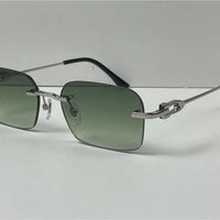 CARTIER  CT0290  Gold-Silver Men's Sunglasses 👑