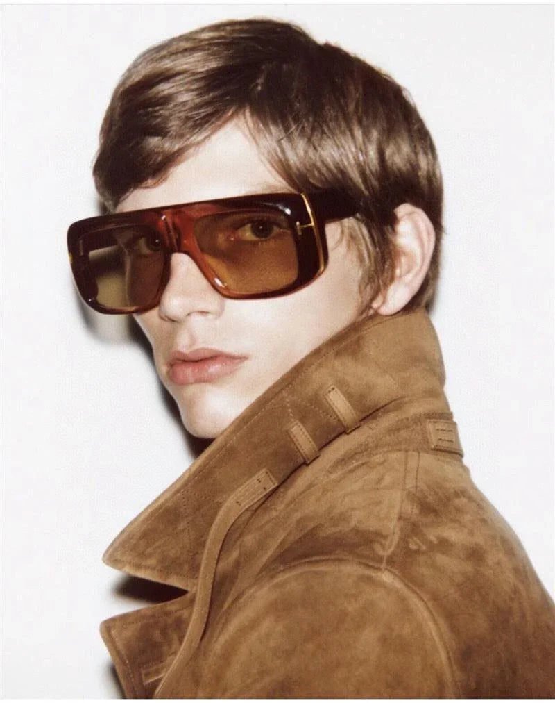 Tom Ford Gino TF733 Unisex Square 60mm Sunglasses 🔱 — onlinechics
