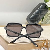 CHANEL Square Metal & Strass Sunglasses 4578 🖤