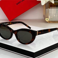 Saint Laurent Women's Monogram Hinge Narrow Cat Eye Sunglasses Women's ✨