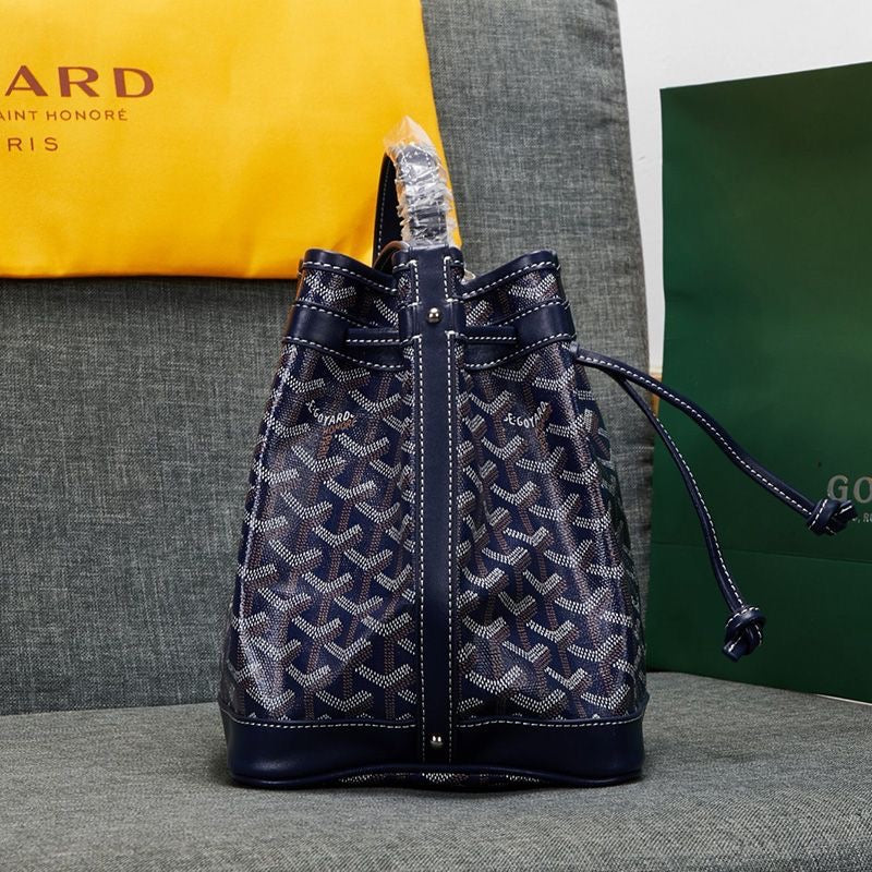 Goyard Petit Flot Bucket Bag In Goyardine Canvas Shoulder Bag ✨ - buyonlinebehappy