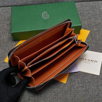 Goyard Matignon GM Zipper Wallet In Goyardine Canvas✨
