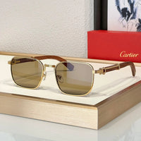 Cartier CT 0363S-NV Horn (Gold/Black) / Wood (Gold/Red)  $3495 ✨