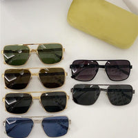 New Season Gucci 1512S Eyewear Rectangle frame Sunglasses  ✨