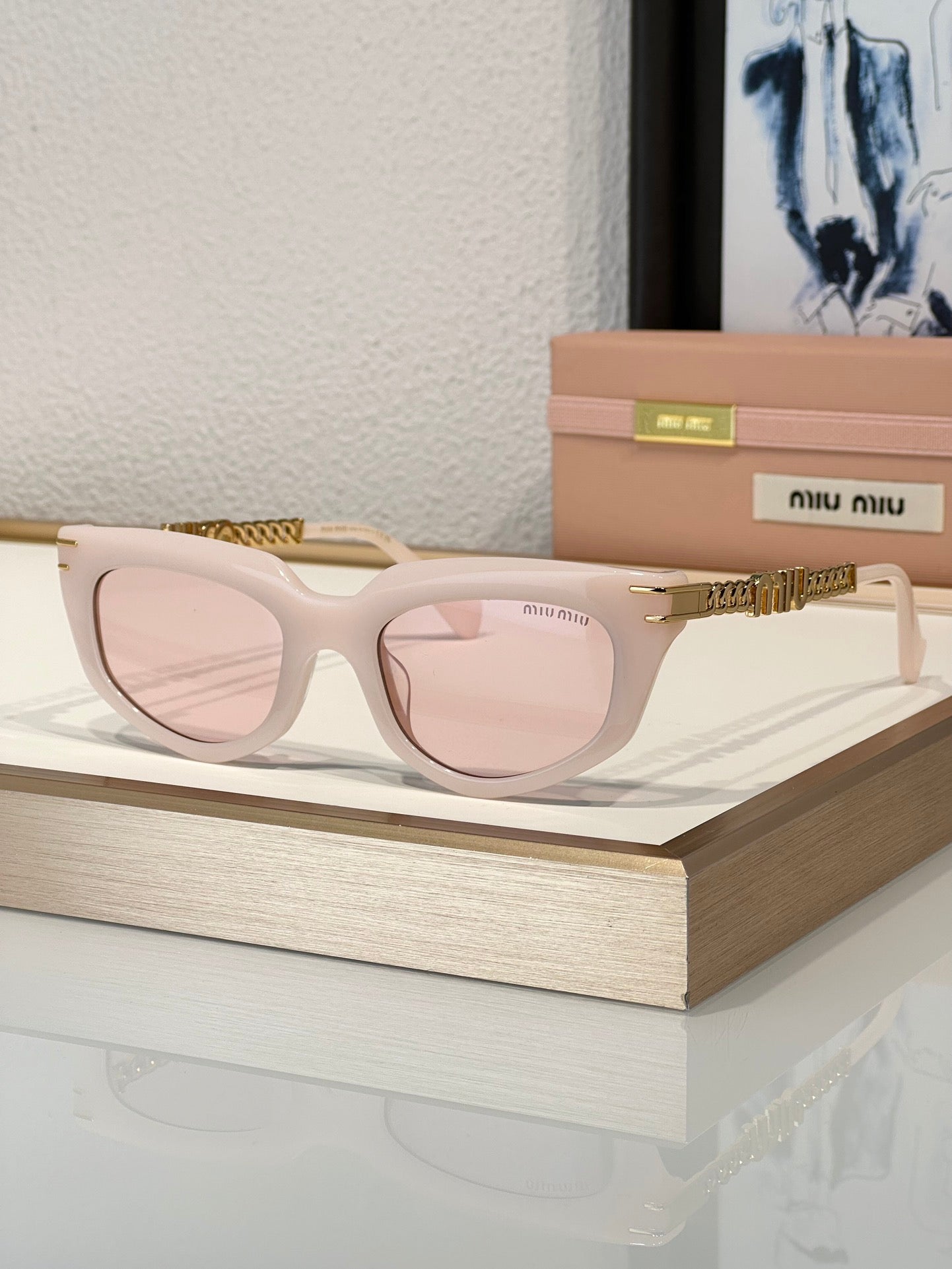 MIU MIU MU 12WS - 1AB5S0 Women's  Sunglasses✨ - buyonlinebehappy