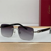 CARTIER Lens Buffalo Horn 60MM-140MM Men's Sunglasses CT 0031RS 001 ✨