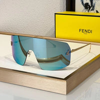 Fendi 2024 First Mask FE 4121 US 28G Shield Sunglasses Women's✨