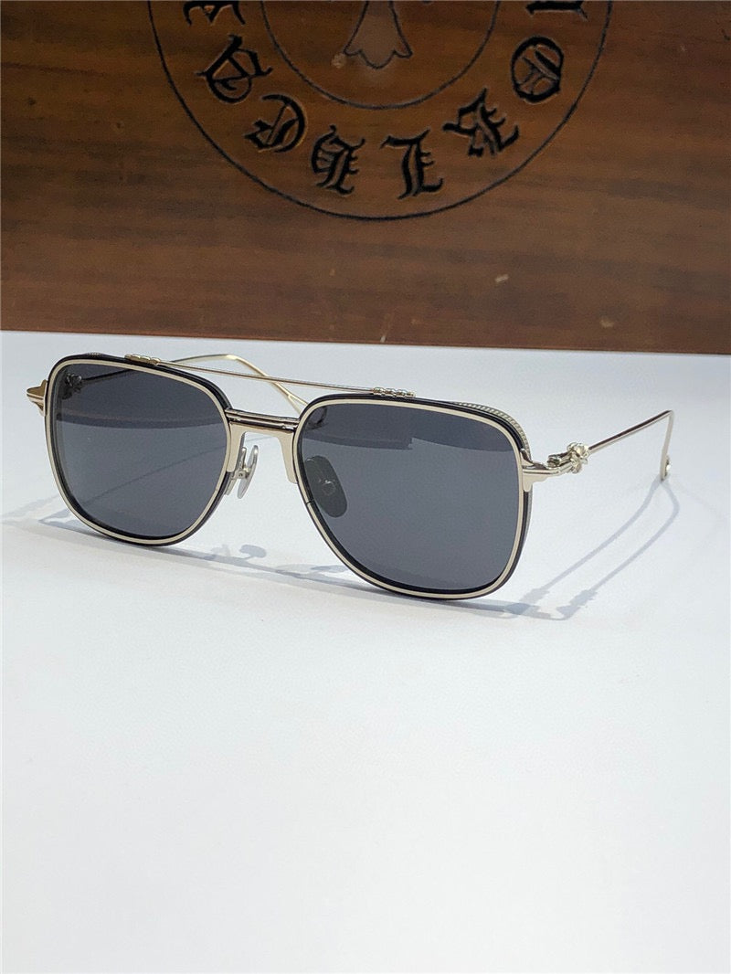 Chrome Hearts HUMPSTER metal Polarised Zeiss Lenses Sunglasses⚜️ - buyonlinebehappy