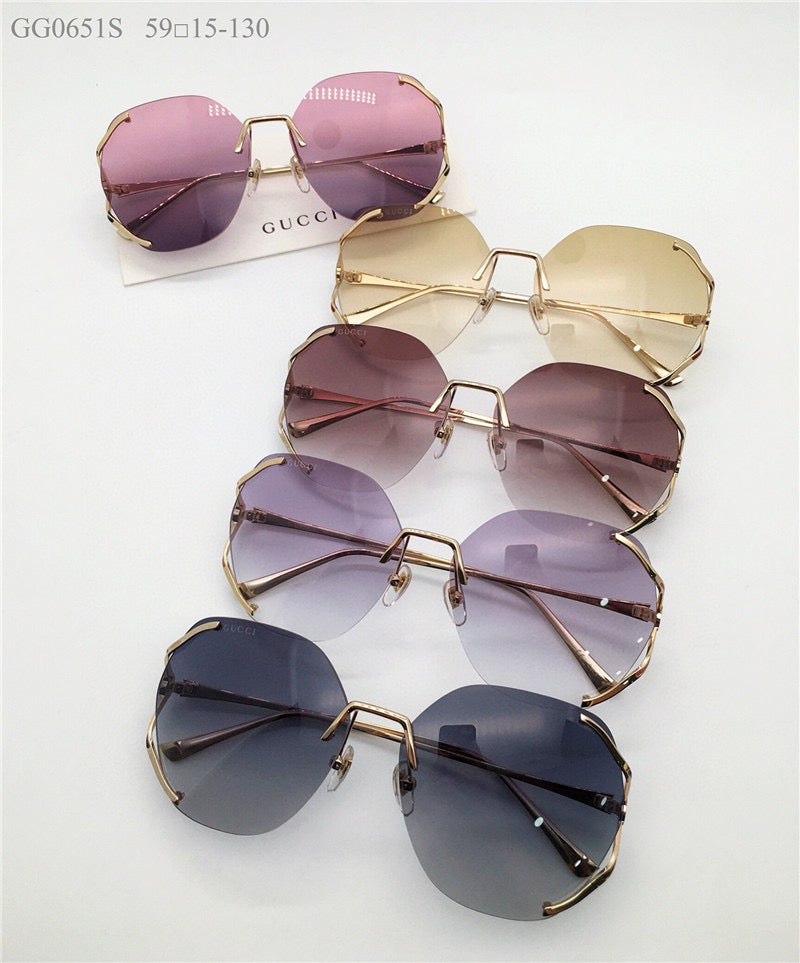 GUCCI 0651S Square 60mm Aviator Sunglasses ✨ - buyonlinebehappy