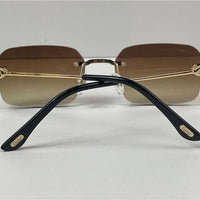 CARTIER  CT0290  Gold-Silver Men's Sunglasses 👑
