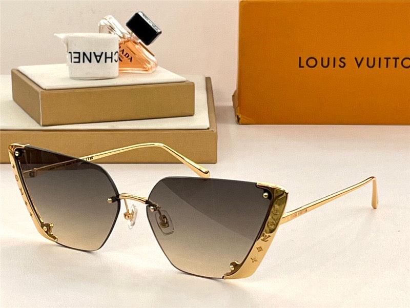 Louis Vuitton Z1993U LV Moon Metal Cat Eye Women's Sunglasses ✨ - buyonlinebehappy