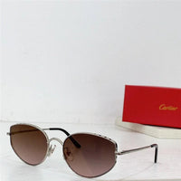 NEW Cartier metal frame sunglasses Panthere Women's s  0300S | 001 🐆