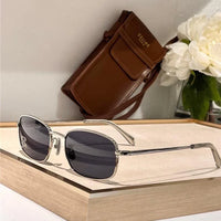 CELINE 2024 ovals Triomphe metal 40284 Sunglasses ✨