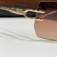 Chrome Hearts LORDIE Gold Rimless 56 15 134 Zeiss Lenses Sunglasses⚜️