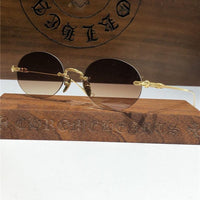 Chrome Hearts SINNERGASM oval round tinted Sunglasses✨