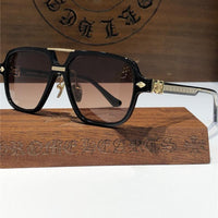 Chrome Hearts Sunglasses 8193 Black-Clear-Silver ✨