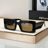 Alexander McQueen AM 0433S 001s Sunglasses Unisex💀