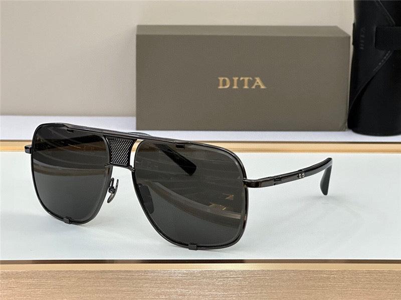 1 DITA MACH-FIVE Rose Gold-Gold-Brown Unisex Clear Sunglasses 🔱 - buyonlinebehappy