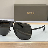 DITA MACH-FIVE Rose Gold-Gold-Brown Unisex Clear Sunglasses 🔱