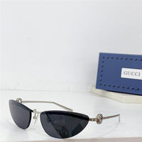 GUCCI Rectangular Frame 2024 in metal frame New Season GG1701 Sunglasses  ✨