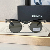 PRADA PR A18S - BLACK-PEACH-GREEN | SUNGLASSES Unisex  🟥