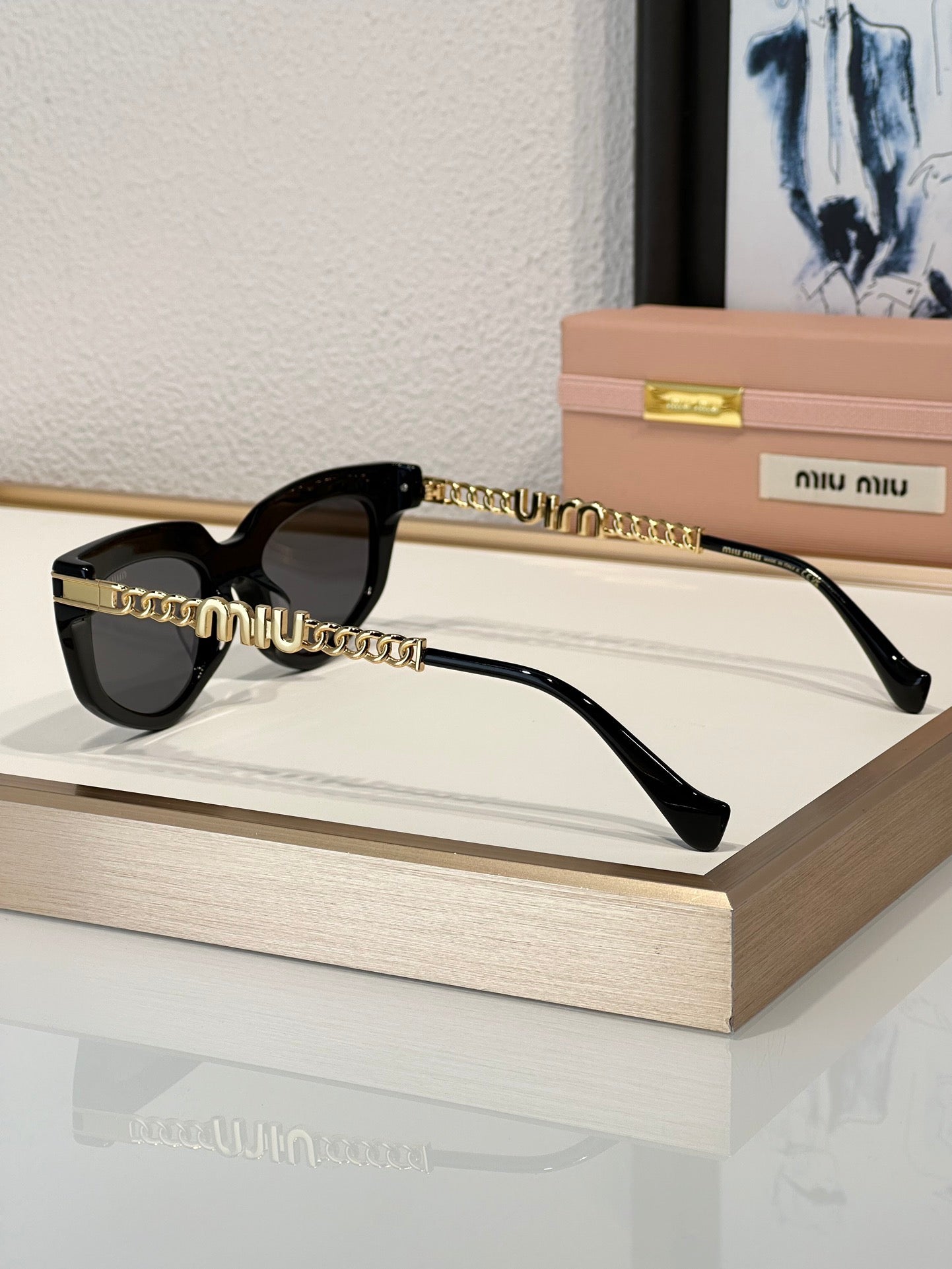 MIU MIU MU 12WS - 1AB5S0 Women's  Sunglasses✨ - buyonlinebehappy