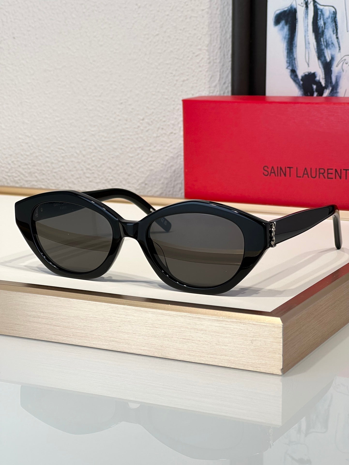 YSL Saint Laurent SLM60 006 54 19 Women's Sunglasses Sunglasses ✨ - buyonlinebehappy