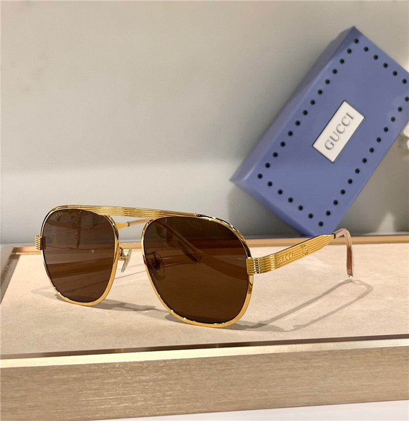 GUCCI NAVIGATOR FRAME GG1514S Aviator Sunglasses ✨ - buyonlinebehappy