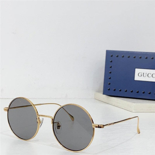 GUCCI Round frame 2024 in metal frame New Season GG1649S Sunglasses ✨ - buyonlinebehappy