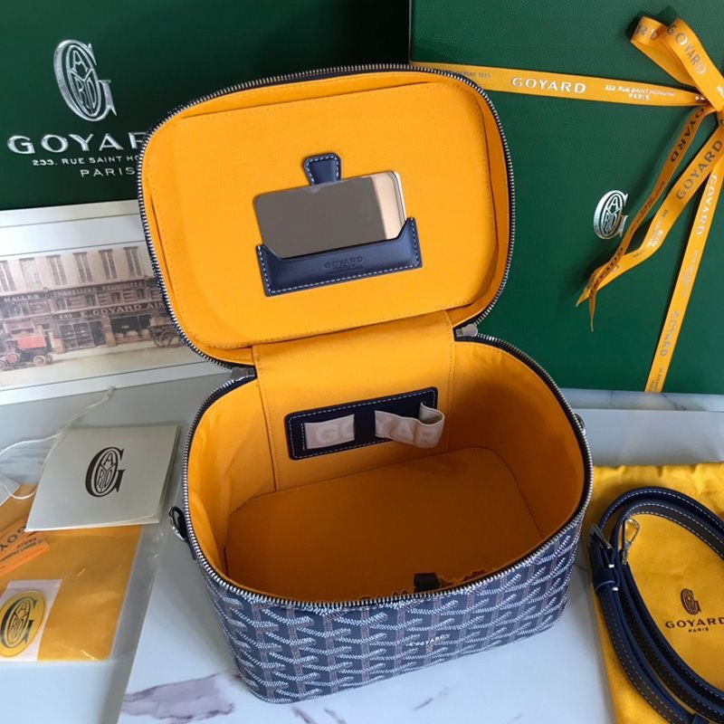 Goyard Muse Vanity Case In Goyardine Canvas 11 colors ✨ - buyonlinebehappy