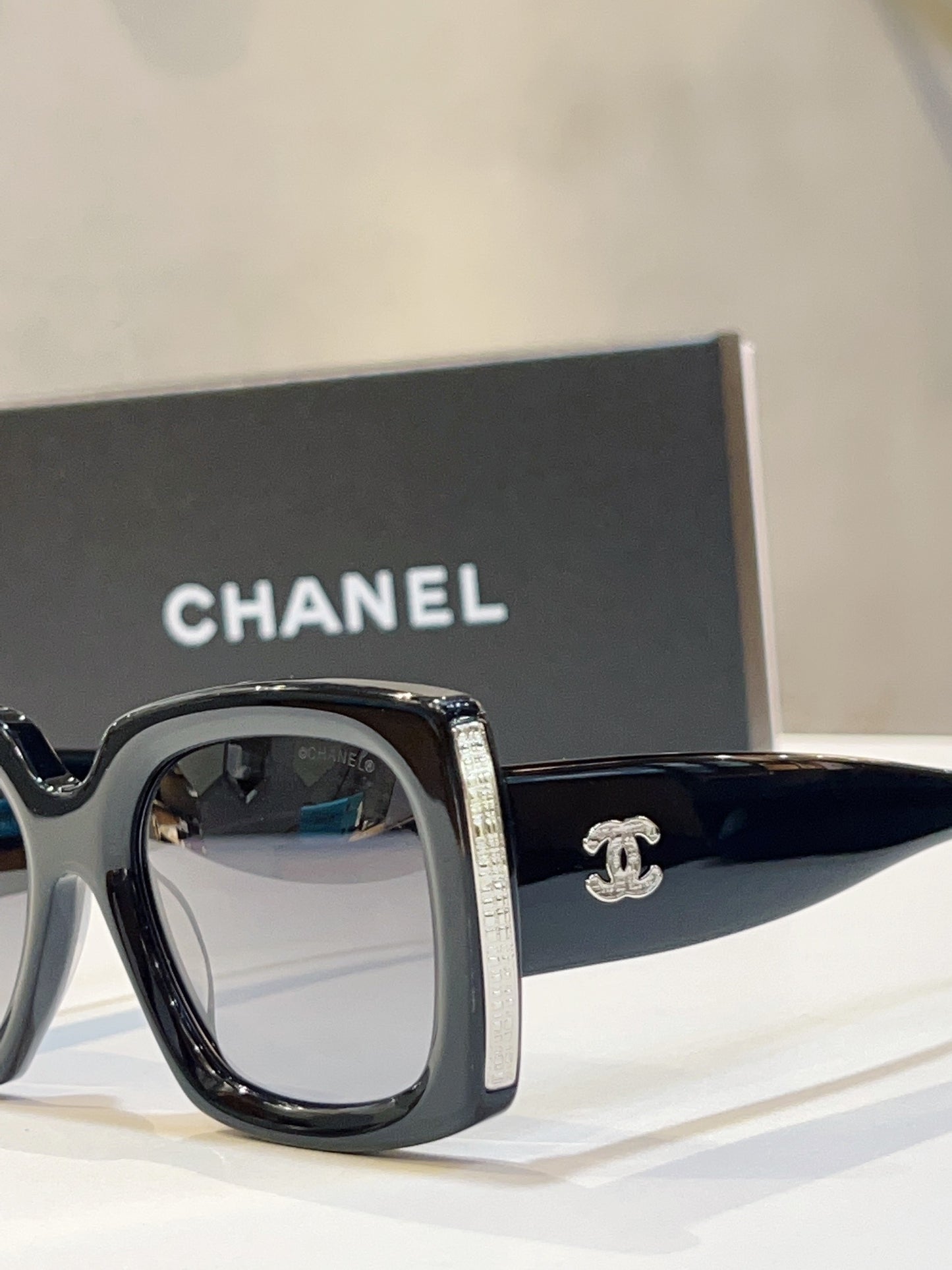 - CHANEL RECTANGLE 5435 C622/S6 Women's Acetate Sunglasses 5 COLORS ✨ - buyonlinebehappy