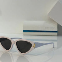 2024 Jimmy Choo JC5019 Cat Eye Sunglasses with Glitter women's ✨