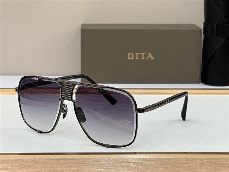 1 DITA MACH-FIVE Rose Gold-Gold-Brown Unisex Clear Sunglasses 🔱 - buyonlinebehappy