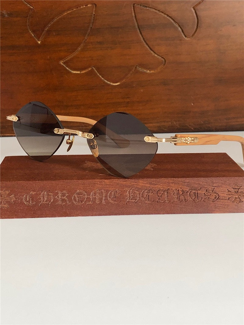 Chrome Hearts DEEP III 3 Rhombus Zeiss Lens Unisex Sunglasses⚜️ - buyonlinebehappy