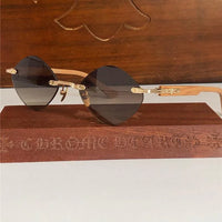 Chrome Hearts DEEP III 3 Rhombus Zeiss Lens Unisex Sunglasses⚜️