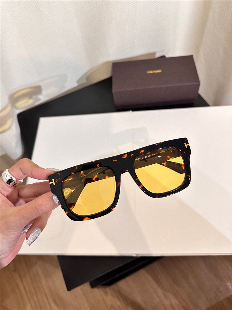 TOM FORD FAUSTO TF0711 Rectangular Sunglasses ✨ - buyonlinebehappy