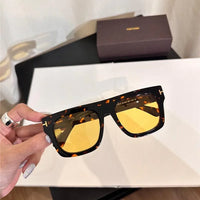 TOM FORD FAUSTO TF0711 Rectangular Sunglasses ✨