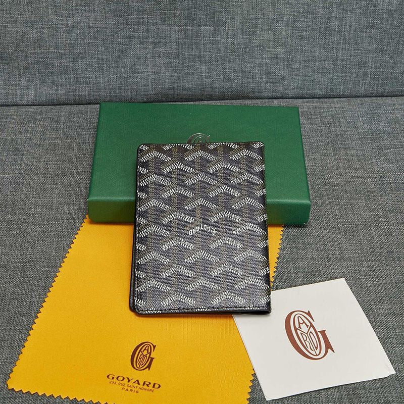 Goyard Grenelle Passport Cover In Goyardine Canvas✨ - buyonlinebehappy