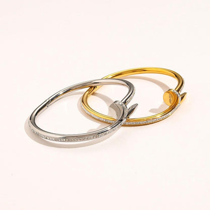 Cartier 18K Gold Plated Jewelry Juste Un Clou Bracelet yellow rose silver ✨ - buyonlinebehappy