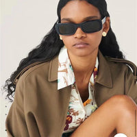 Miu Miu Glimpse oval-frame Acetate - 54 -08ZS Women's Sunglasses