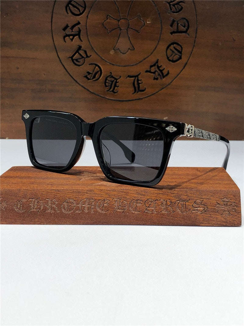 Chrome Hearts 8271 square-frame tinted sunglasses⚜️ - buyonlinebehappy