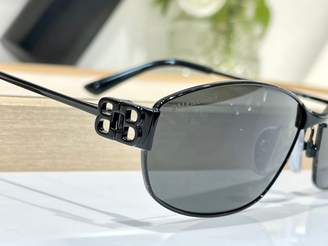 BALENCIAGA MERCURY OVAL B0336S Sunglasses 🖤 - buyonlinebehappy