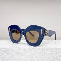 LOEWE Butterfly Inflated Round-Frame Acetate  40127 Sunglasses ✨