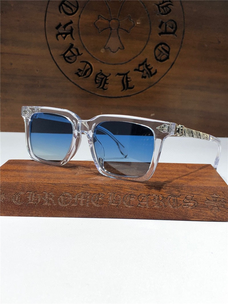 Chrome Hearts 8271 square-frame tinted sunglasses⚜️ - buyonlinebehappy