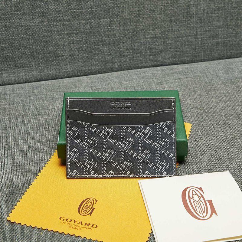 Goyard Saint-Sulpice Card Wallet In Goyardine Canvas ✨ - buyonlinebehappy